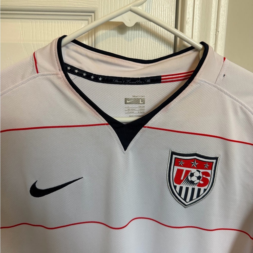 Nike USA White Jersey with Red and Black Details - Picture 2 of 3
